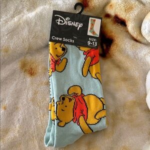 Disney Winnie the Pooh Socks - Yellow & Light Blue